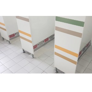 화장실 안심스크린 스테인리스재질_A타입(1600mm)/몰래카메라 방지/안심칸막이/하단칸막이/간단설치