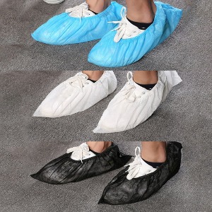 두꺼운 일회용 덧신 부직포 신발 커버 500g 50켤레(100매) 1봉 / 화이트 / 블랙 / 블루 컬러